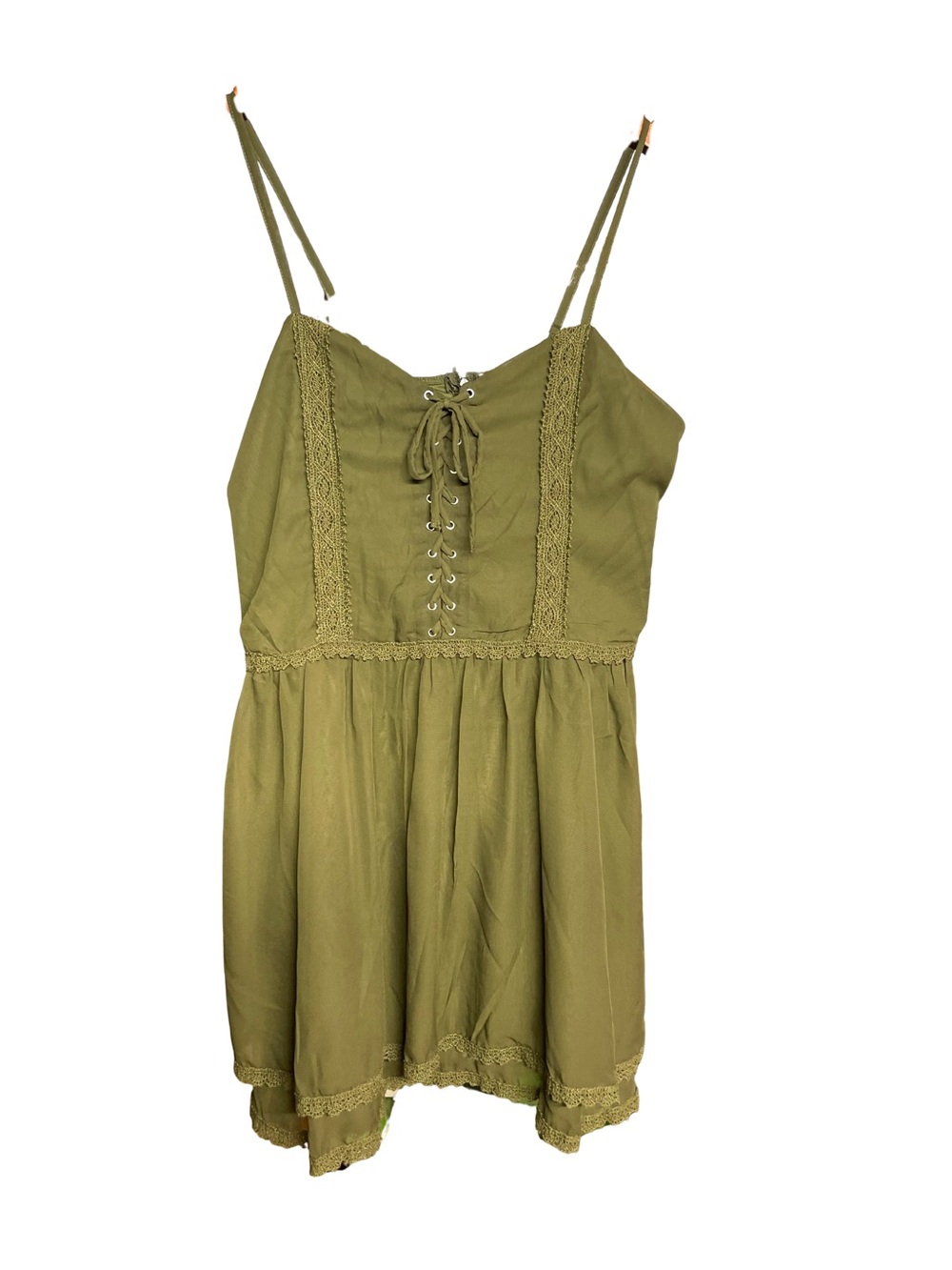 Thorn and Fable Tie Front Lace Mine Dress